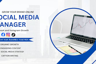 manage your social media accounts and grow instagram