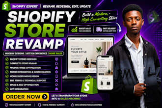 revamp your shopify store into a high converting website