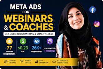run meta ads for webinar registrations