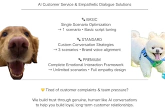 write ai customer service scripts for angry clients