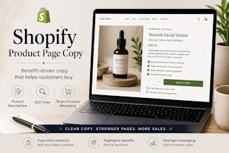 write SEO shopify product page that actually converts