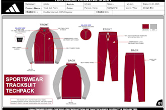 design your techpacks activewear and sportswear collection