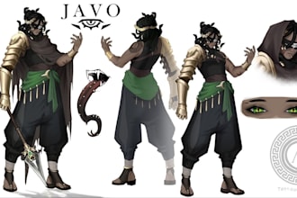 draw custom character, anthro ref sheet anime ref sheet vtuber ref sheet