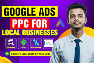 run google ads PPC for plumbing, hvac, electrician lead generation home services