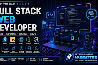 be your professional full stack python django web developer