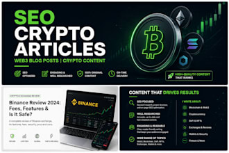 write SEO crypto articles and web3 blog posts
