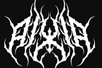 design rock, metal, progressive , hardcore and band logo
