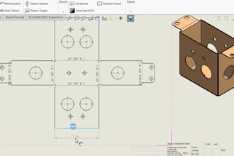 design prototypes, sheet metal, dxf and excel automation
