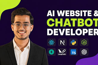 built ai website , ai chatbot , ai software developer