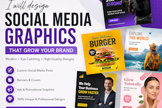 design professional social media graphics