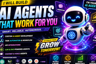 develop ai chatbot, custom gpt, ai agent and automation solutions