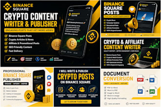 write and publish binance square crypto posts