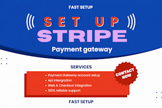 setup stripe payment gateway and integrate for website