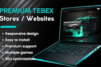 design a custom tebex store for your fivem, minecraft, or gta v server