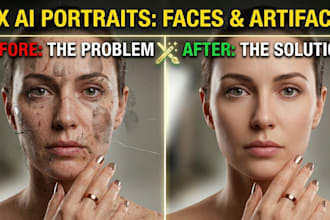 fix ai art, fix hands and faces professionally