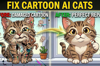 fix ai art, fix hands and faces professionally
