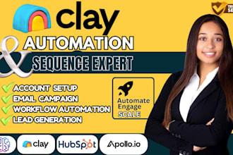 setup clay com automation for lead generation and instantly ai cold email reach