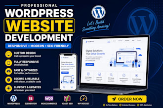 build wordpress website development, responsive wordpress website design