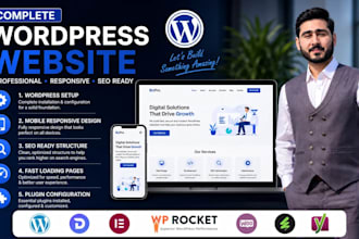 build wordpress elementor website or convert figma to wordpress