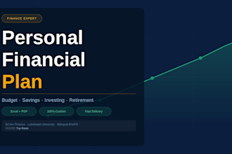 create a personalized financial plan to help you budget, save, and build wealth
