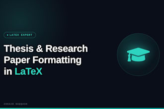 format your research paper and thesis in latex overleaf