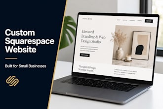 design a professional squarespace website for your small business