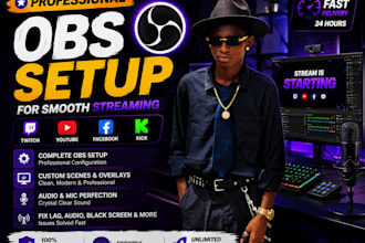 setup streamlabs and obs for both streaming and recording purpose