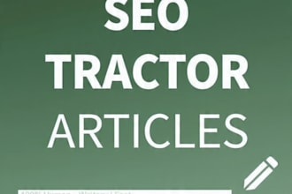 write SEO tractor agriculture and farming articles