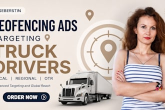 target otr, regional and local truck drivers with geofencing ad