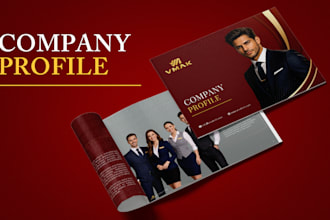 design a company profile, magazine or business brochure