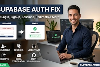 fix supabase auth login signup session and oauth issues