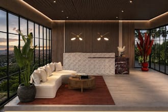 create a luxury interior design moodboard and shopping list