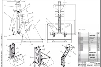 create professional mechanical drawing, fabrication plan,solidwork,2d mechanical