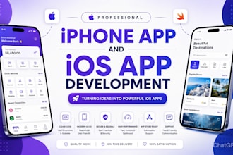 do ios app development and iphone app and android app using react native