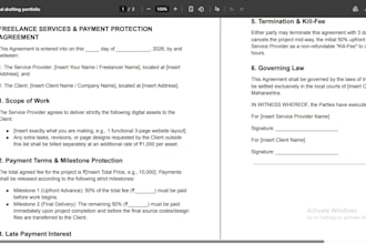draft professional contracts, ndas, or freelance agreements