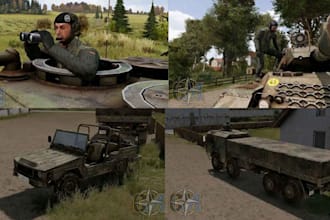 setup a complete arma reforger server with experience base on loadout, map mods