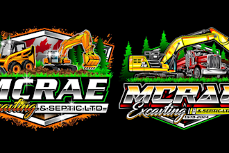 design superb fantastic excavting logo in very short time