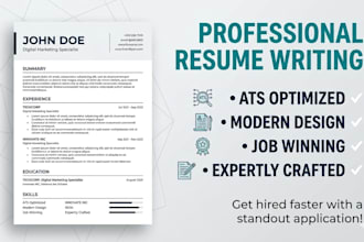 craft a professional resume that gets you hired