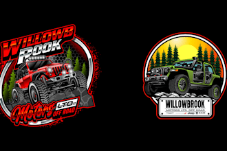 design high quality gorgeous jeep logo with satisfaction guaranteed