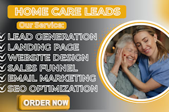 home care lead home care website elderly care health care lead home care elderly