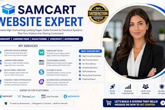 create samcart landing page sales funnel thrivecart clickfunnels systeme io