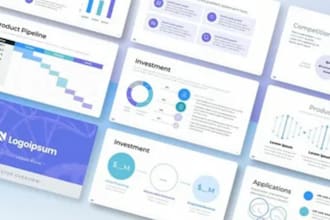 startup product lunch presentation, product investor fundraising powerpoint deck