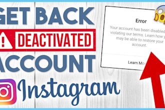 restore instagram page, ig profile unbanning issues