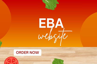 design eba website for you