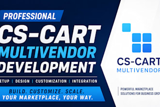 build cs cart multi vendor marketplace website optimize upgrade cs cart store
