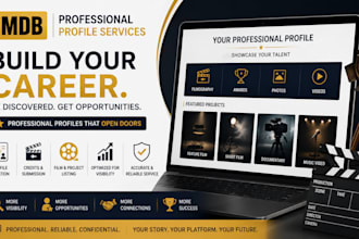 create imdb profiles for actors filmmakers and producers