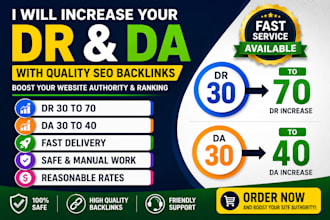 increase ahrefs DR and moz da