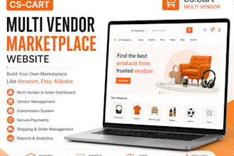 build cs cart multi vendor ecommerce marketplace website for you