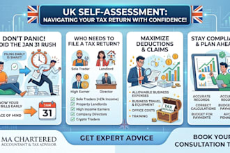 do expert monthly bookkeeping, vat returns, and accounting for uk clients