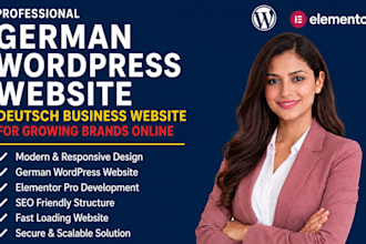 build german wordpress website german website deutsch wordpress website
